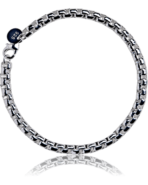 FREE Silver Bracelet - Stunning silver plated square link bracelet