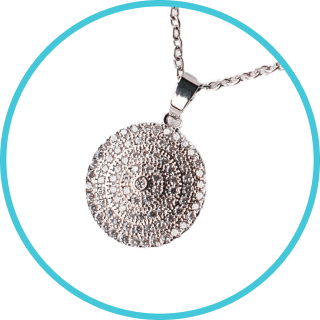 FREE Gold Necklace - White Gold Plated Celestial Orbit Necklace